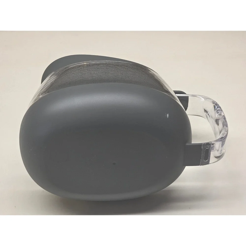 Tovolo Fat Separator Gravy Strainer Grey‎ Silicone Lid Clear Plastic 5 Inch